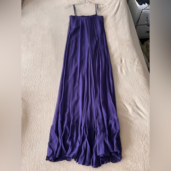 NWT BCBG MaxAzria Exene Silk Blend Strapless Dress 0 - Picture 5 of 16